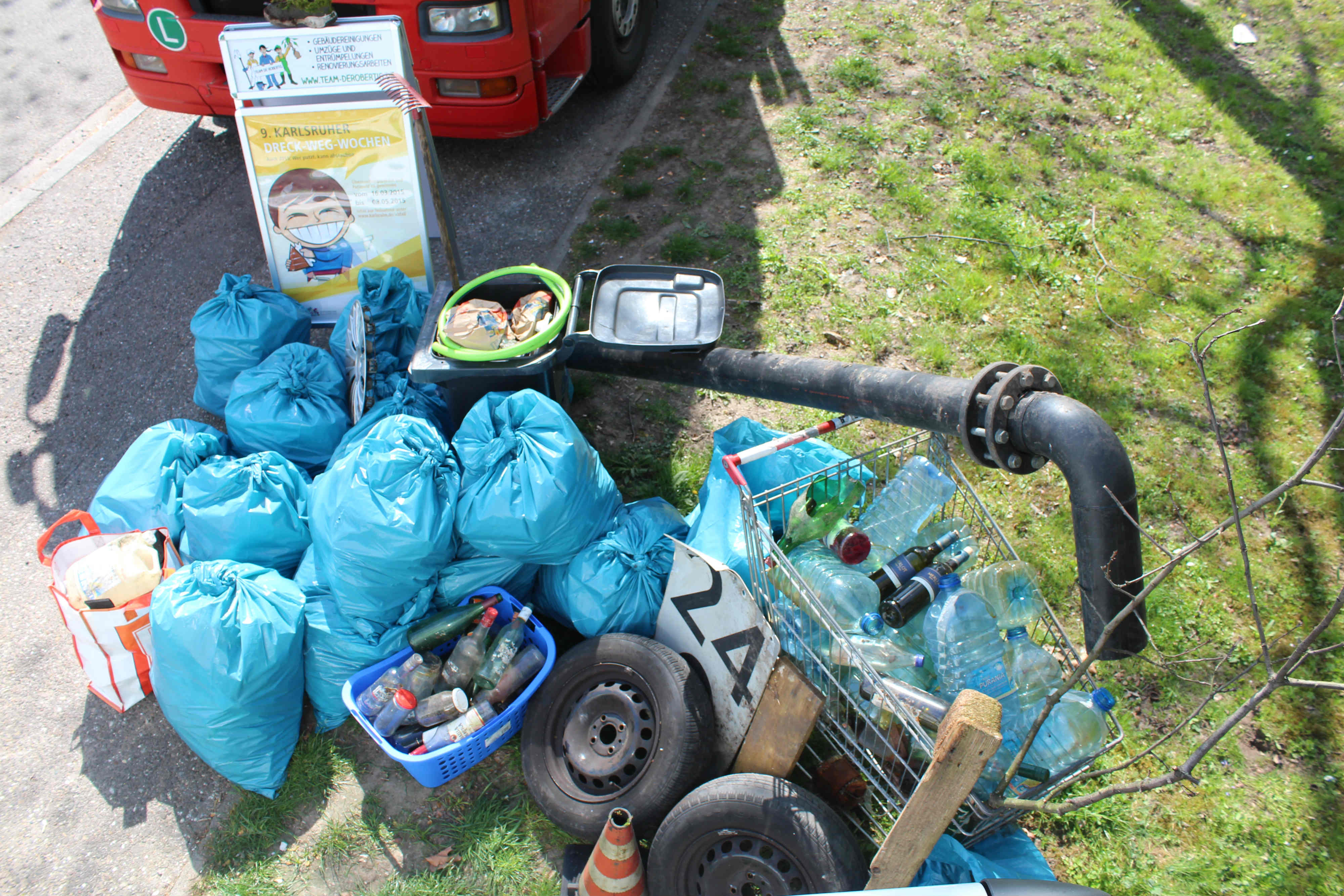 Bild der Dreck weg Woche in Karlsruhe